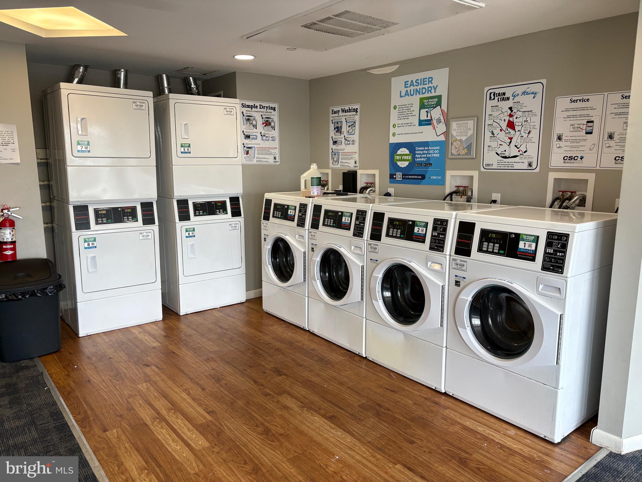 1000 Diamond Street, Unit G Philadelphia, PA 19122 - Photo 22 of 26 a utility room with dryer and washer