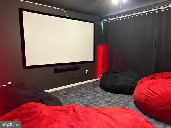 a bedroom with a bed and a closet