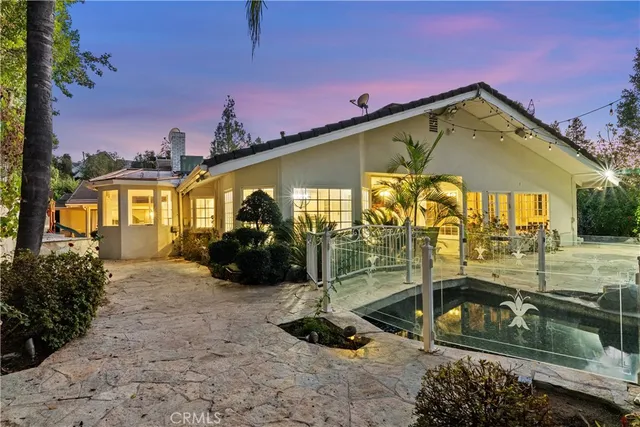 a view of a house with a outdoor space