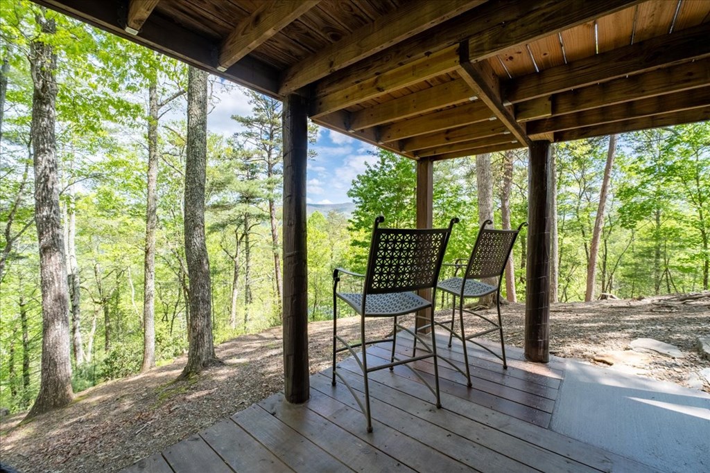 90 Mountain View Trail Blue Ridge, GA 30513 - Photo 25 of 43 a porch with view of outdoor space