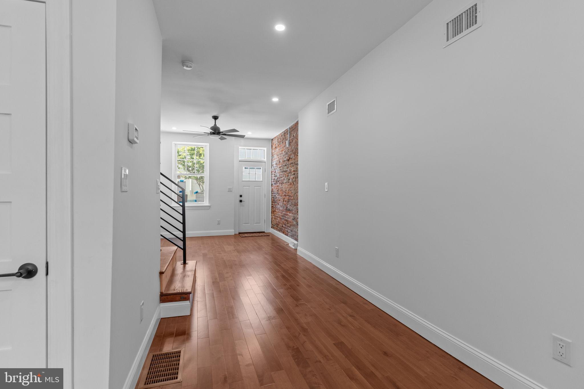 1307 Palethorp Street Philadelphia, PA 19122 - Photo 8 of 31 Modern entryway with warm wood accents.