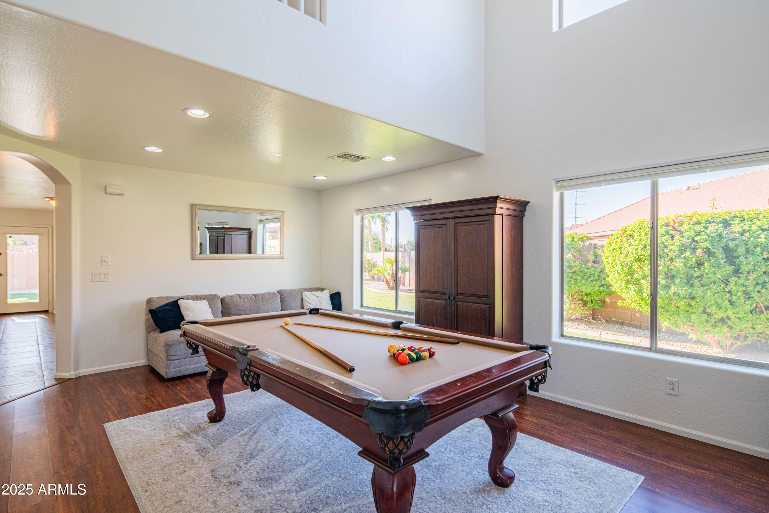2831 East Jj Ranch Road Phoenix, AZ 85024 - Photo 10 of 32 a room with pool table and windows