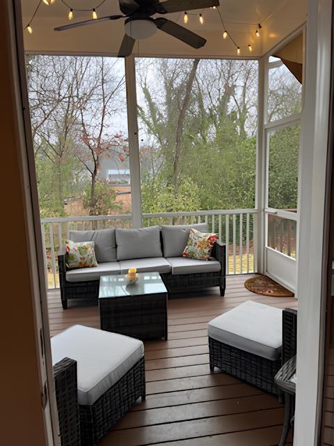 2306 Bedford Avenue Raleigh, NC 27607 - Photo 18 of 18 a living room with furniture and a large window