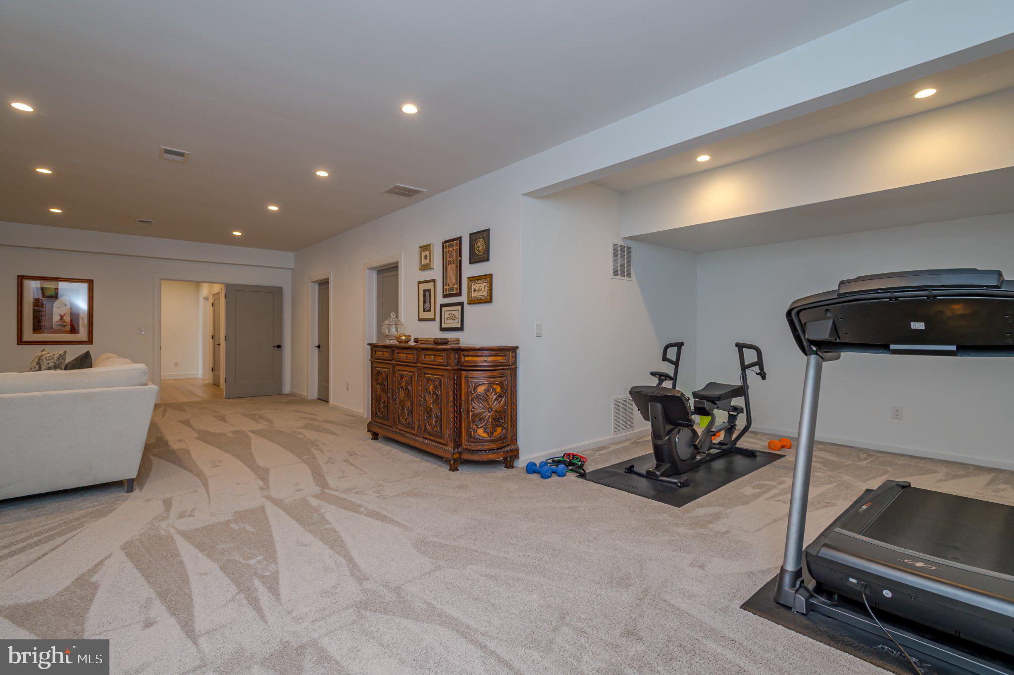 1267 Stuart Road Princeton, NJ 08540 - Photo 31 of 40 Spacious, versatile basement retreat.