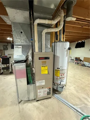 a view of the garage