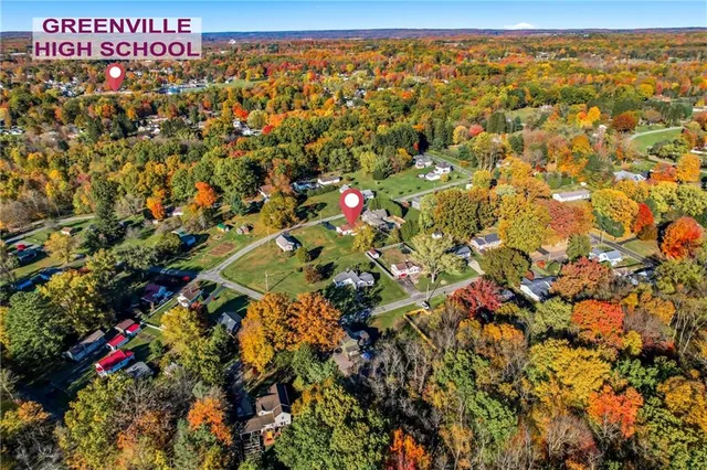 a view of city and mountain