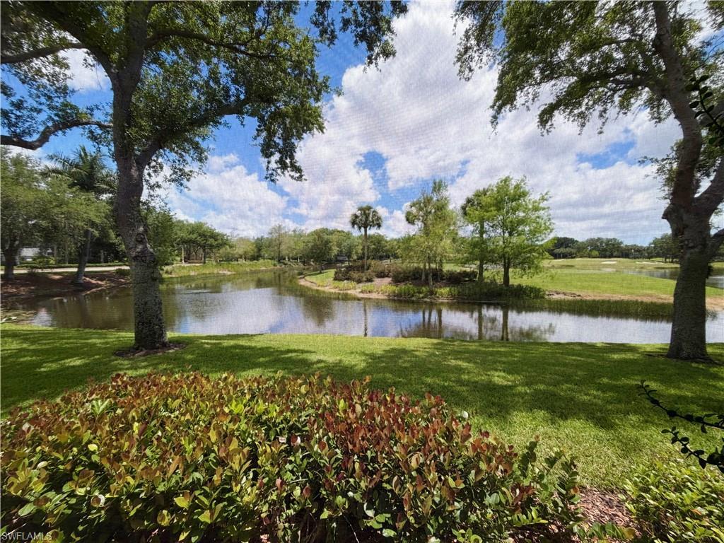 2377 Ravenna Boulevard, Unit 101 Naples, FL 34109 - Photo 12 of 19 a view of a lake with a big yard