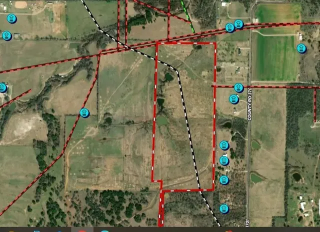 a bird view of a house