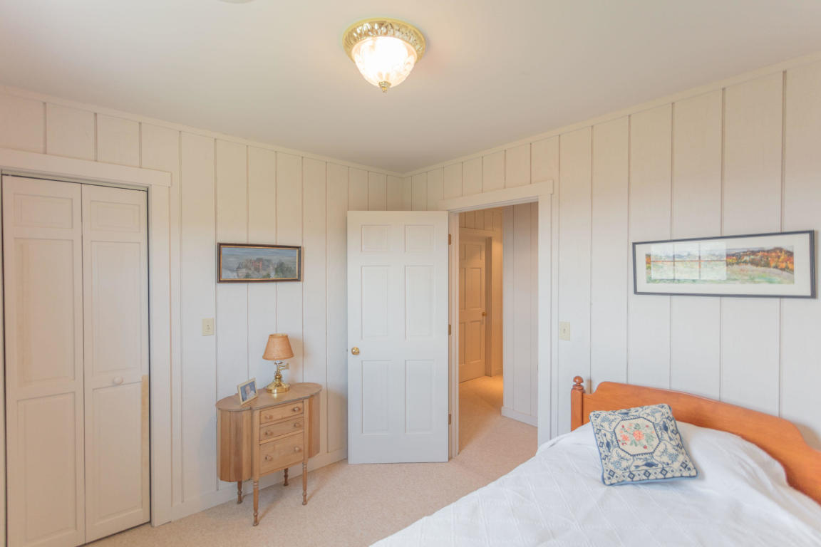 1236 Dutch Hollow Road Raphine, VA 24472 - Photo 43 of 45 a bedroom with a bed and a chandelier