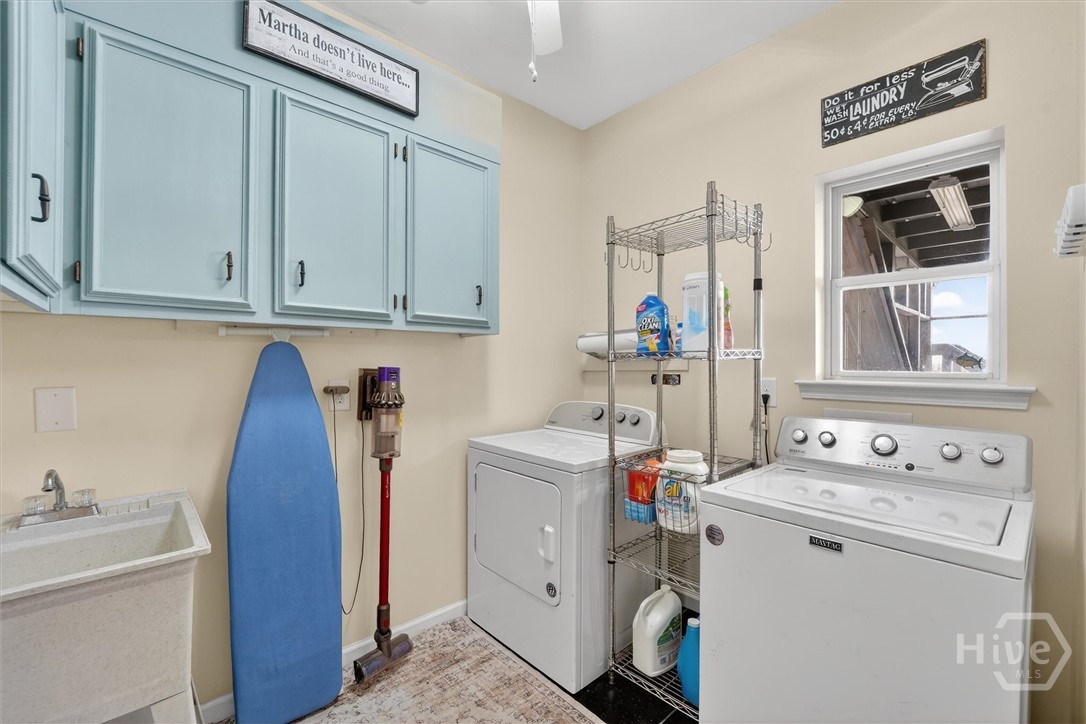 725 Youman's Road Midway, GA 31320 - Photo 35 of 71 Main floor laundry room-with a view!