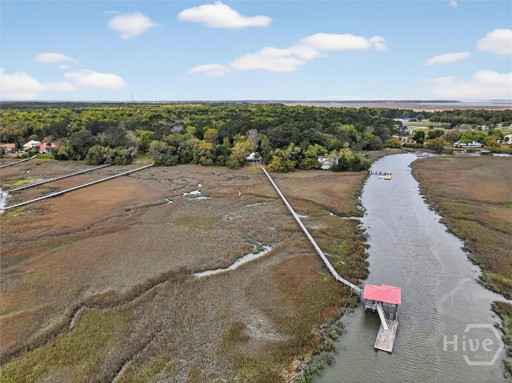 725 Youman's Road Midway, GA 31320 - Photo 62 of 71 650 ft walkway to covered dock with 9k lb boat lift and 40 ft floating dock