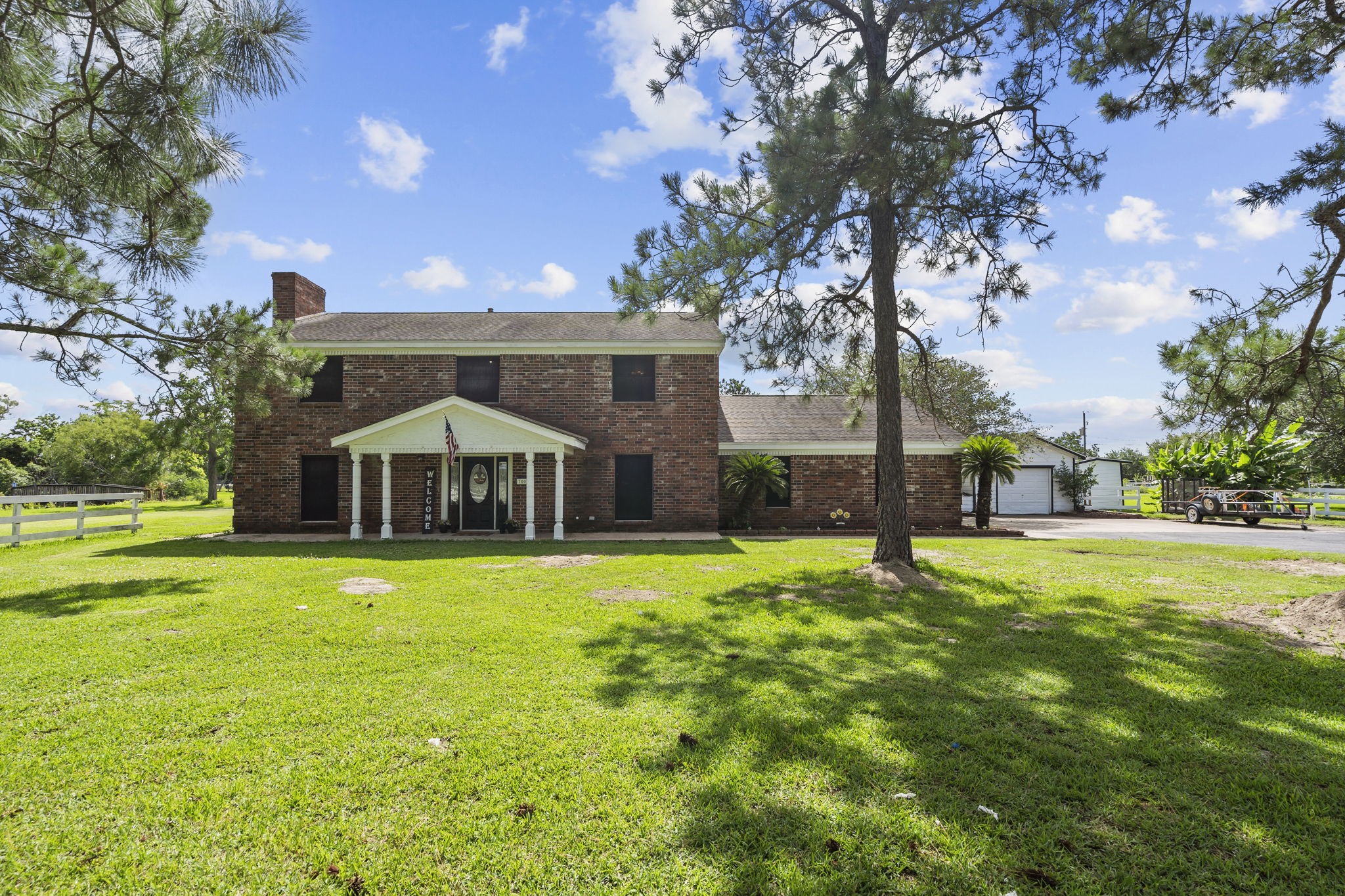Beautiful house on a gorgeous 3.1-acre lot.