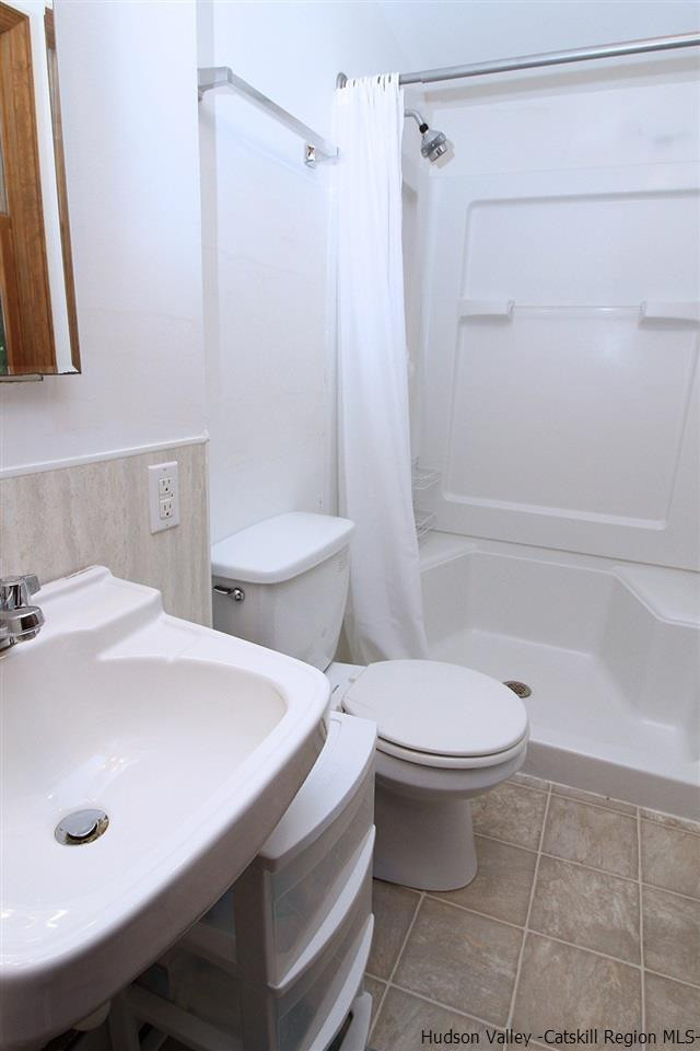 41 Denver Run Spur Roxbury, NY 12421 - Photo 19 of 27 a bathroom with a sink a toilet and shower