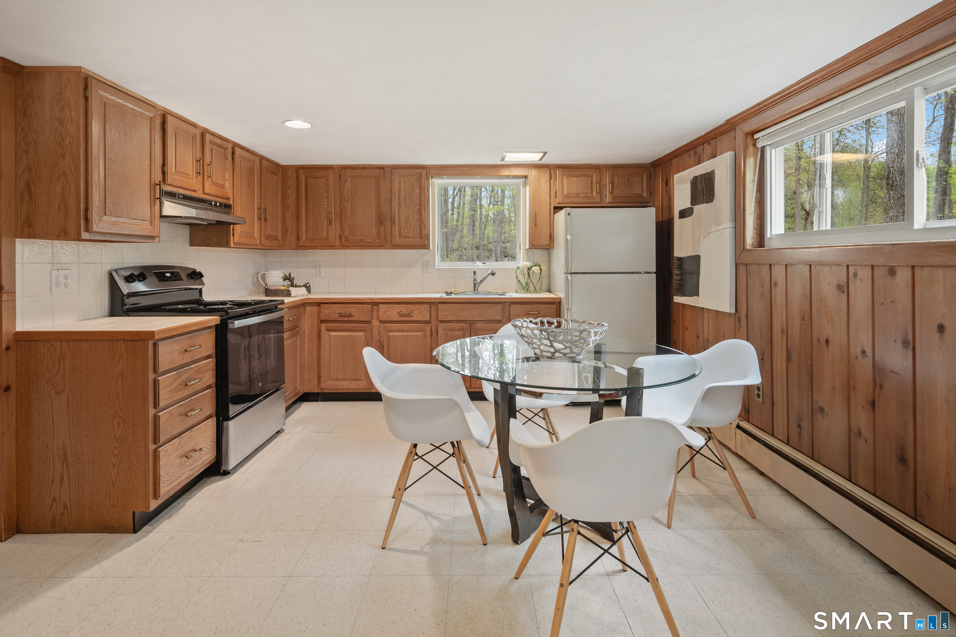 224 Marvin Ridge Road New Canaan, CT 06840 - Photo 29 of 36 Lower level kitchen