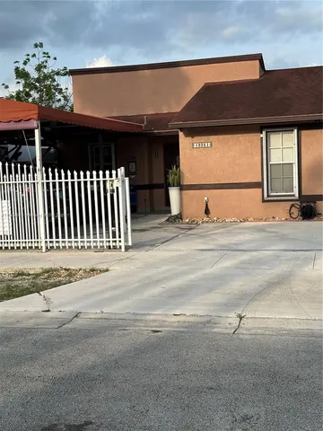 a backyard of a house