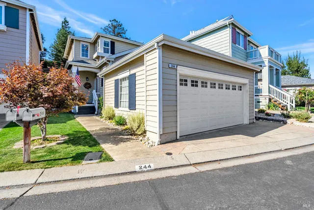 a front view of house with yard