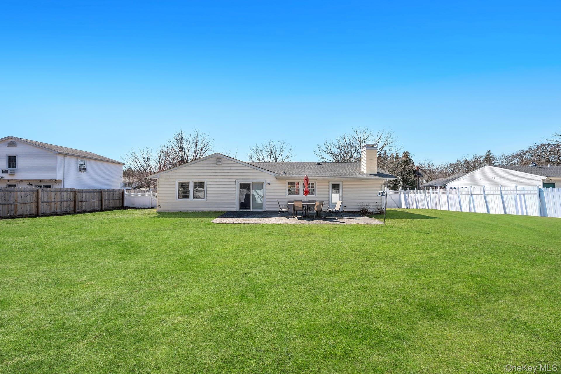 27 Westbrook Road Coram, NY 11727 - Photo 24 of 25 Beautiful Yard with Rear Patio