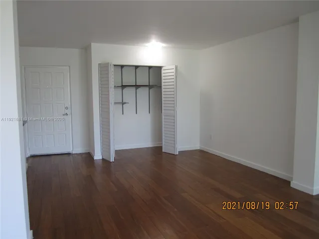 a view of walk in closet