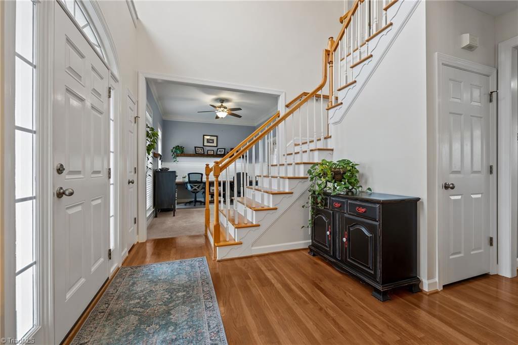 7602 Wilson Farm Road Summerfield, NC 27358 - Photo 9 of 50 Large two-story foyer, perfect for seasonal decorating