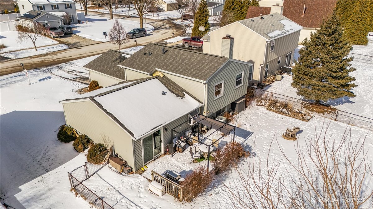 320 Homestead Drive Bolingbrook, IL 60440 - Photo 33 of 33 an aerial view of a house with wooden stairs