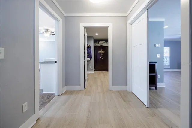 a view of water heater room