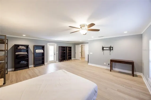 a bathroom with a sink and a large mirror