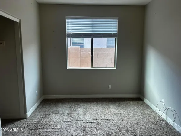 a view of a livingroom with an window