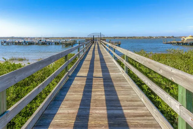 a view of a lake with a ocean view