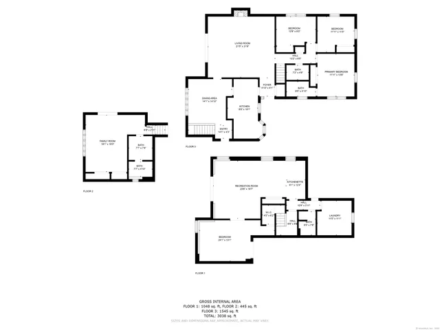 a bird view of a house