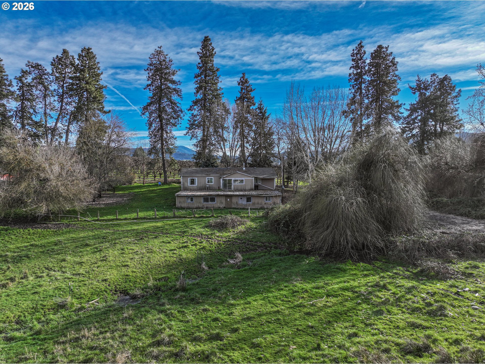 2739 Wyeast Road Hood River, OR 97031 - Photo 13 of 28 a backyard of a house with lots of green space
