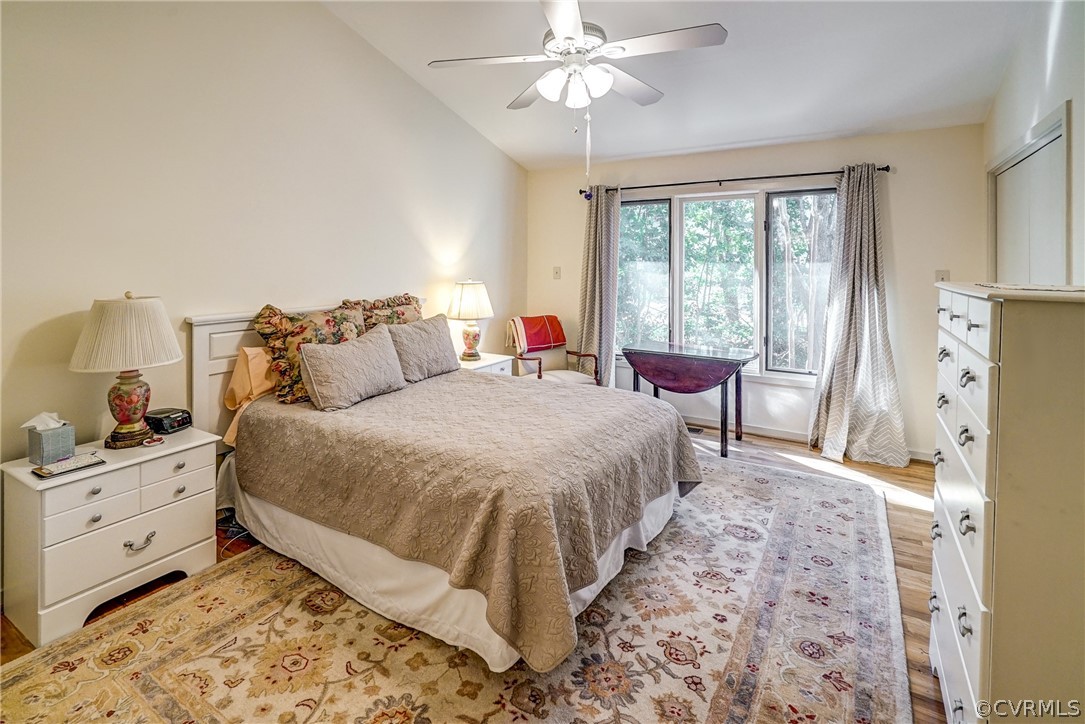 14201 Regatta Pointe Road Midlothian, VA 23112 - Photo 12 of 18 Master has hardwood floor, 2 closets, ceiling fan