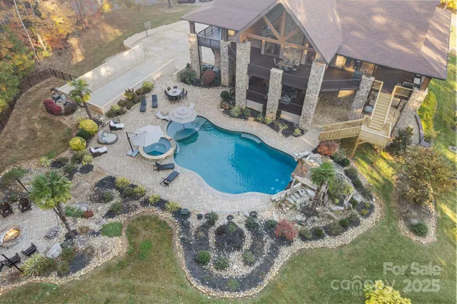 a close view of residential houses with outdoor space