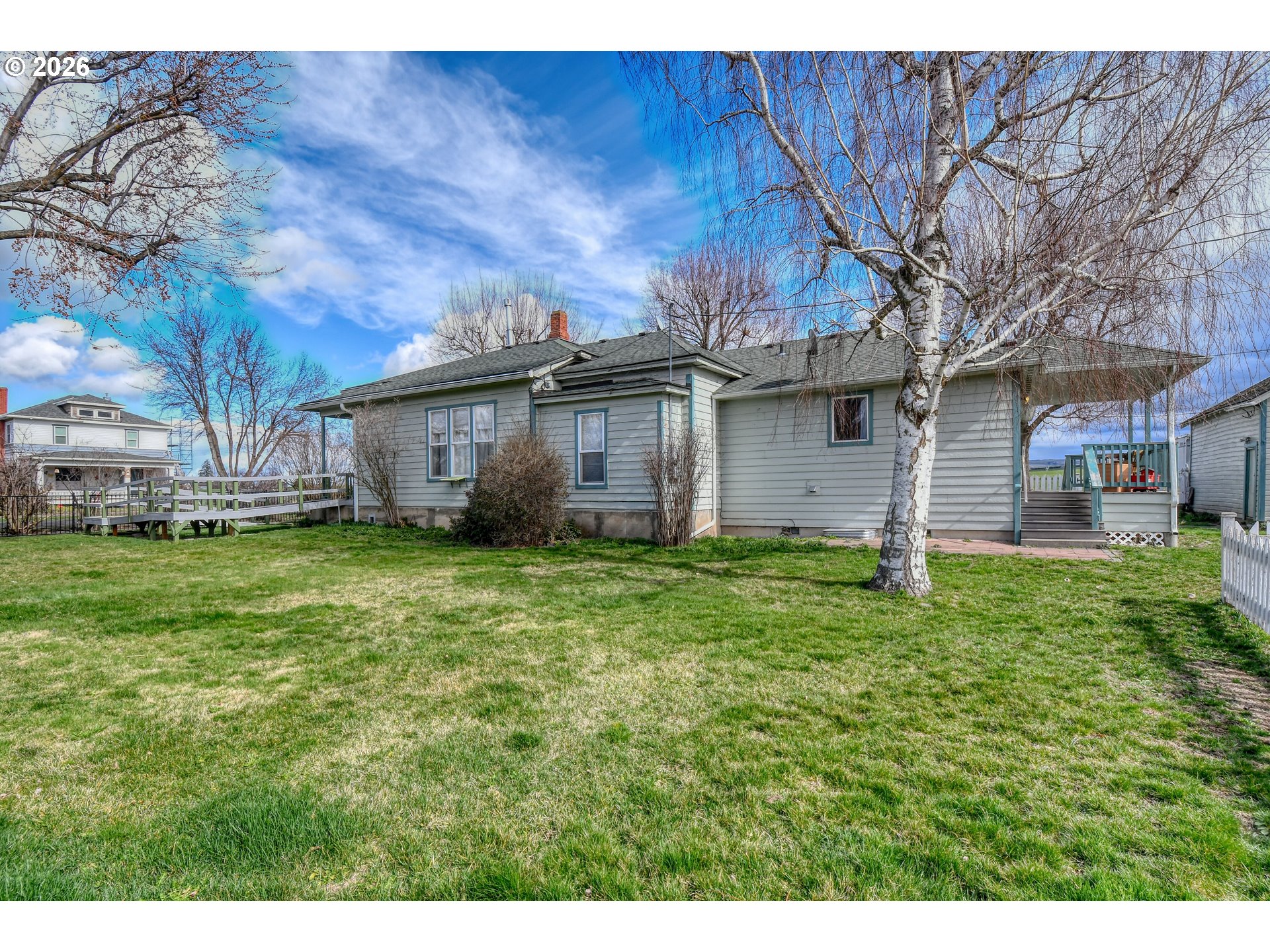 554 West High Street Athena, OR 97813 - Photo 30 of 46 a view of a house with a back yard