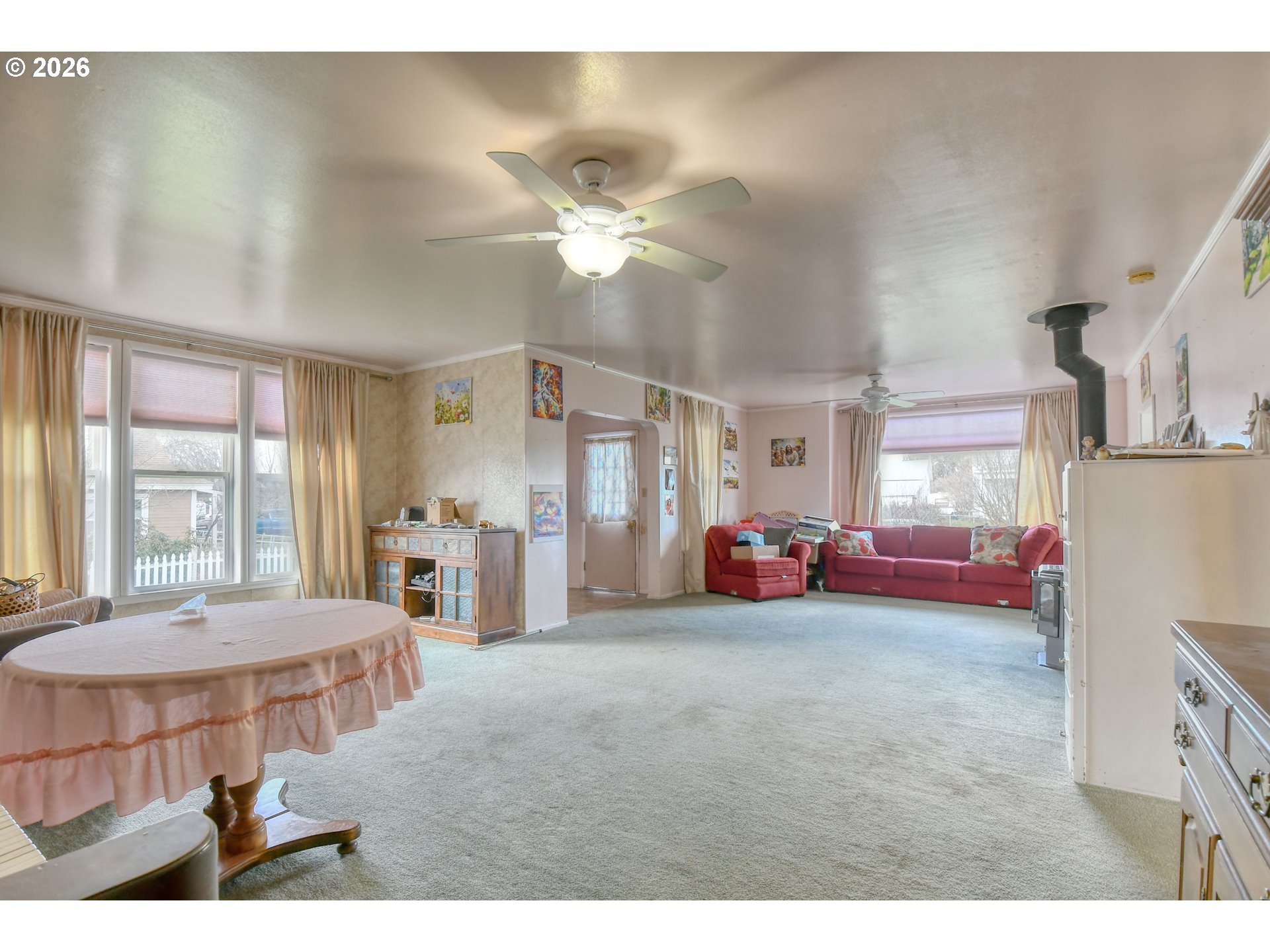 554 West High Street Athena, OR 97813 - Photo 5 of 46 a living room with furniture and a large window