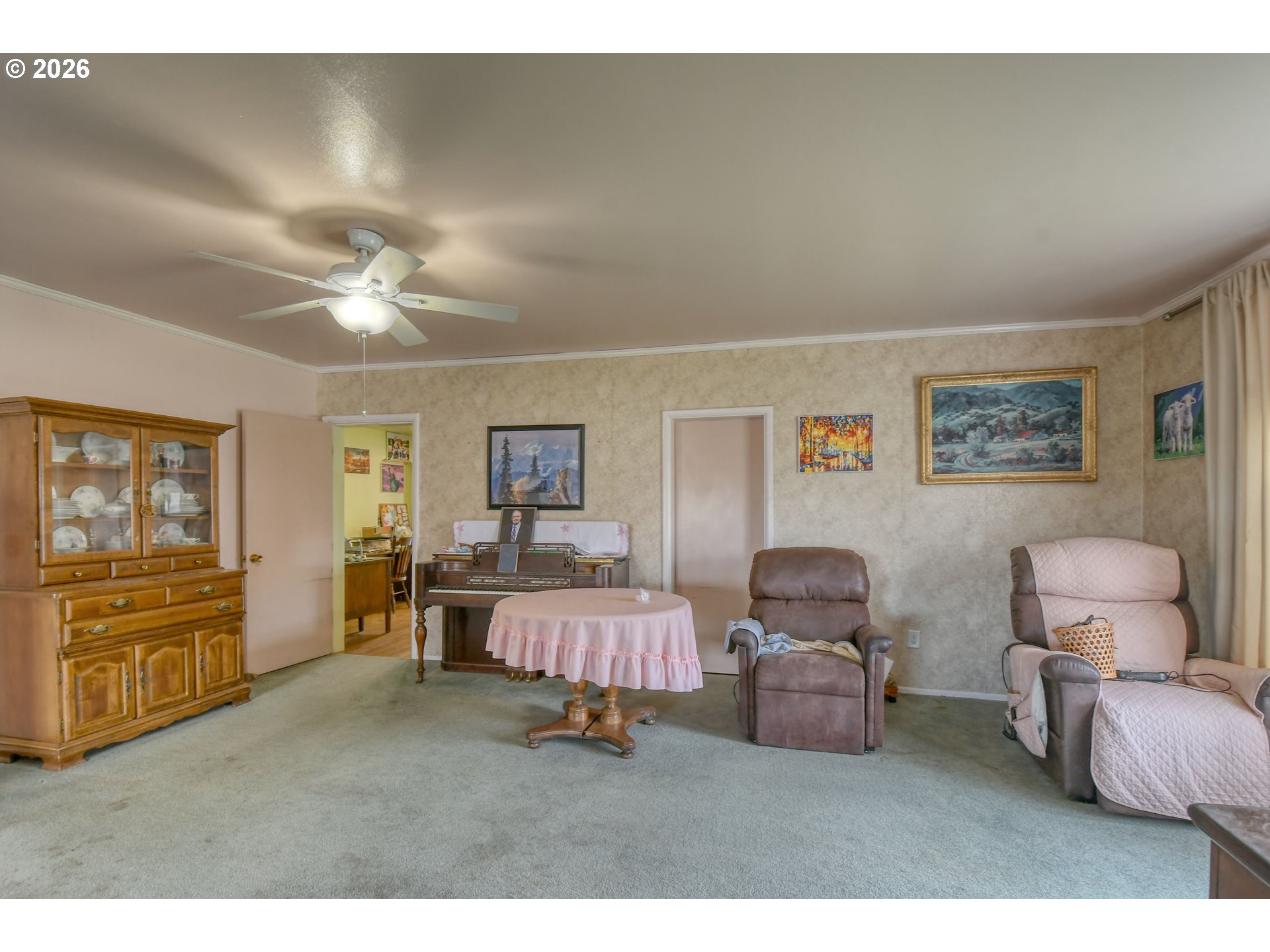 554 West High Street Athena, OR 97813 - Photo 6 of 46 a bedroom with furniture and wooden floor