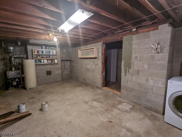 a view of a storage room