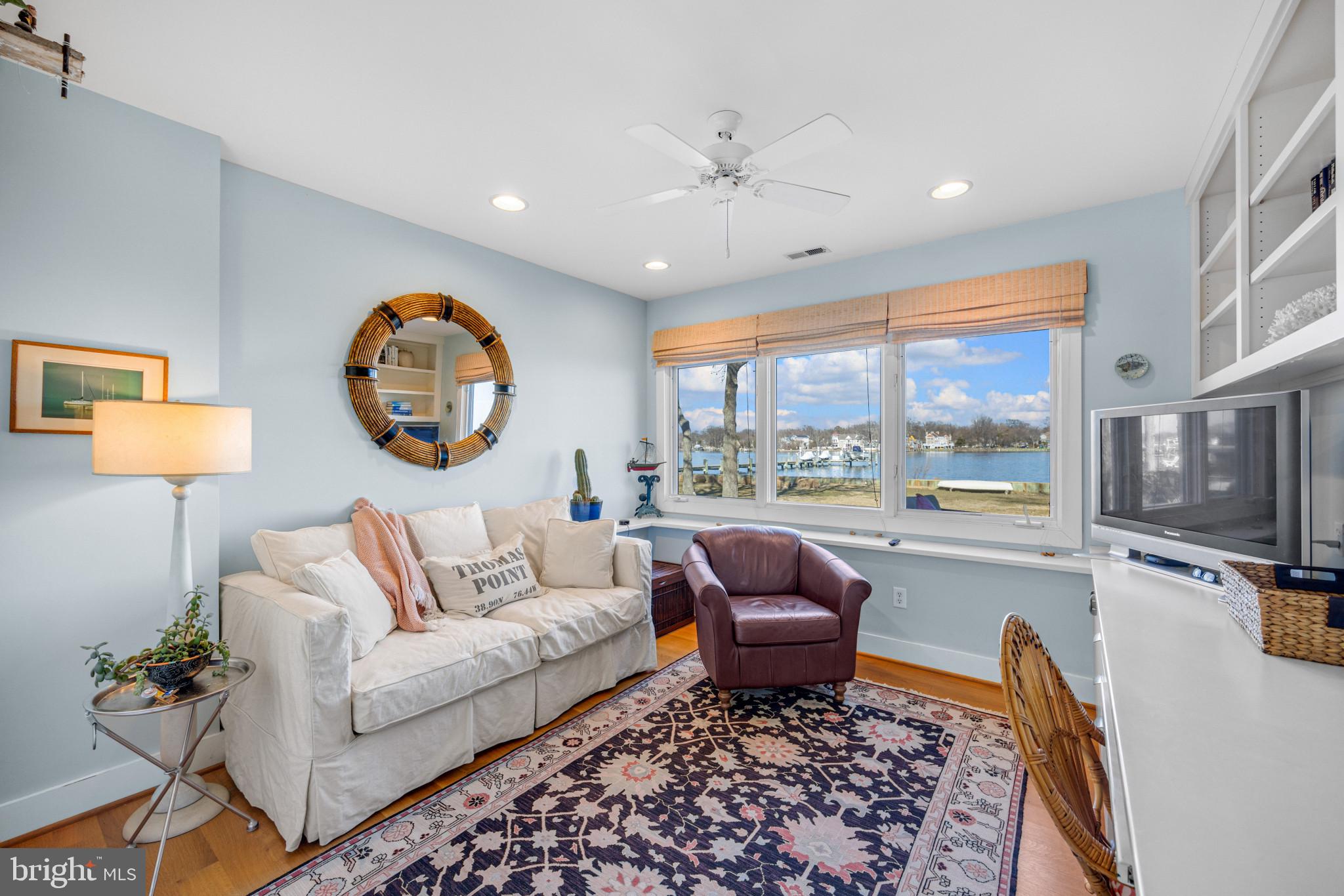 3803 Thomas Point Road Annapolis, MD 21403 - Photo 14 of 42 Office/Bedroom with endless water views