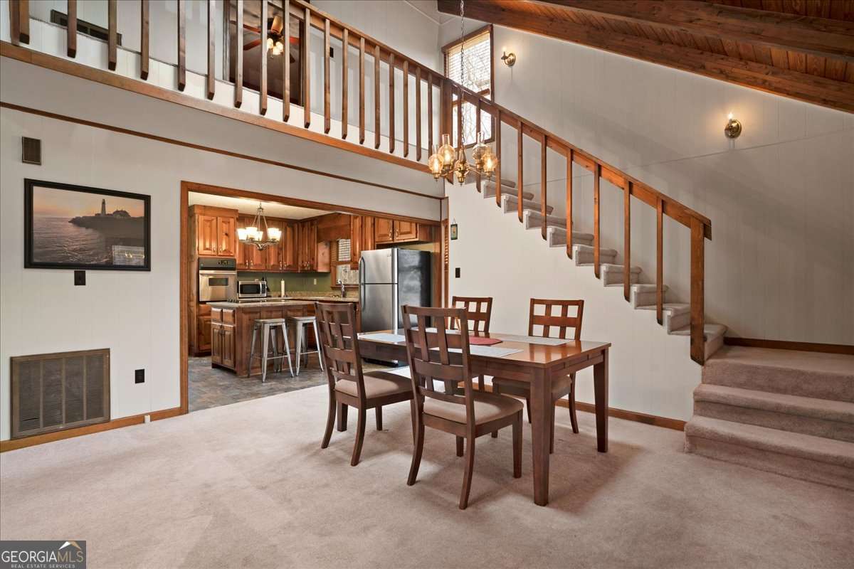 59 Busbin Lane Colbert, GA 30628 - Photo 10 of 29 a dining room with furniture and entryway