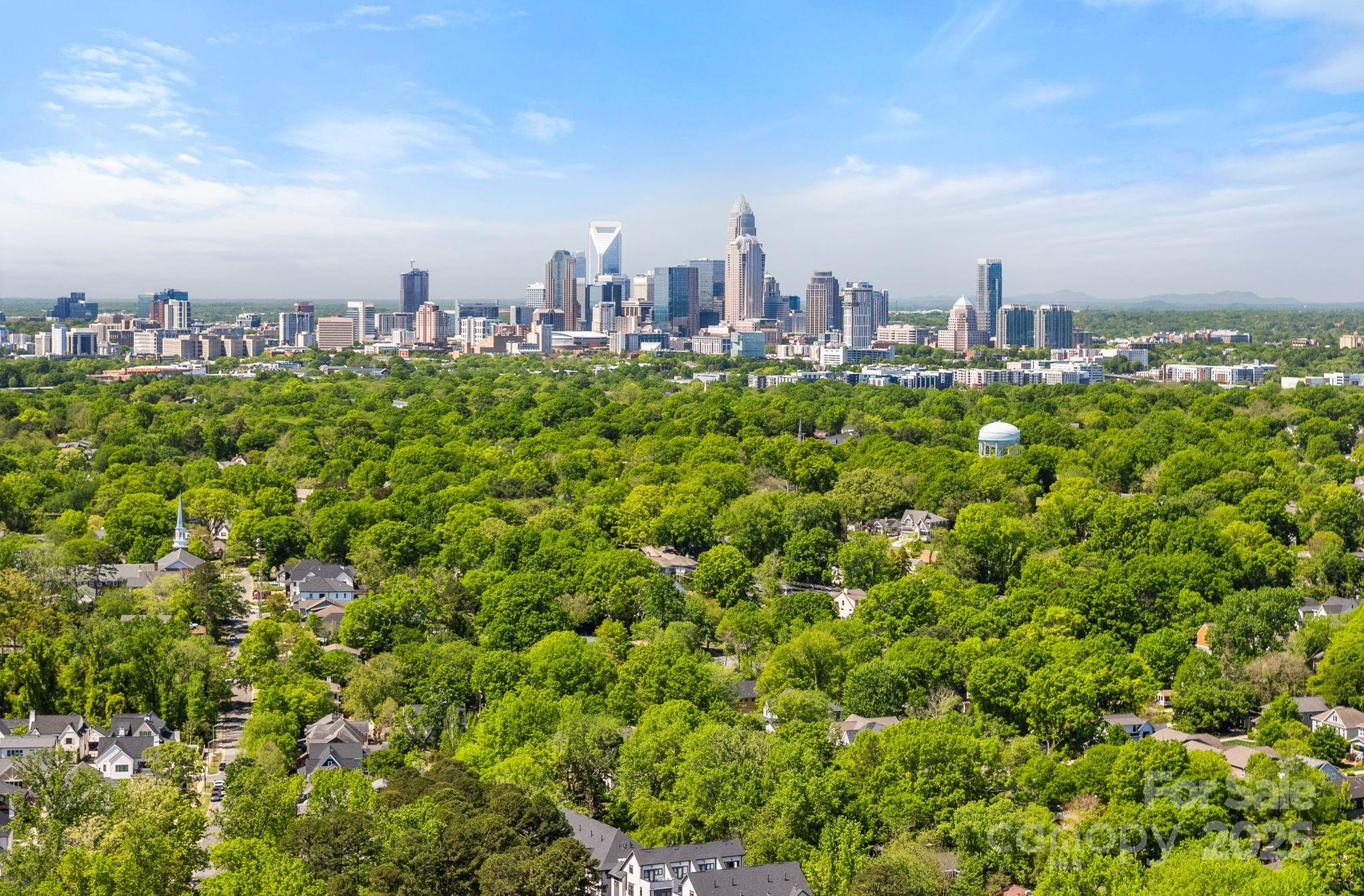 3228 East Ford Road Charlotte, NC 28205 - Photo 31 of 31 a view of a city with tall buildings in the background
