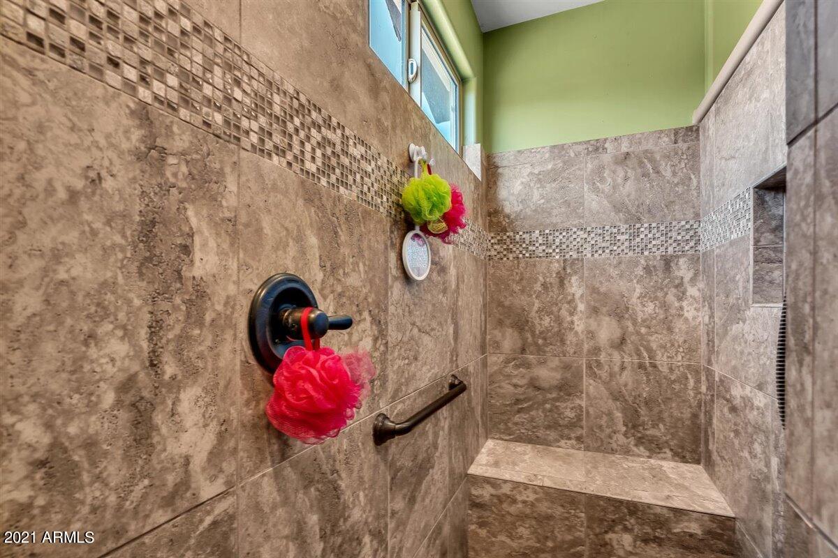 6947 West Harwell Road Laveen, AZ 85339 - Photo 5 of 22 Tiled Walk-in Shower