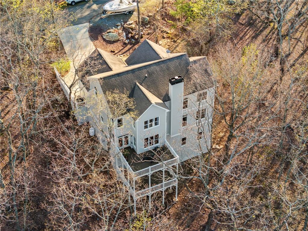 121 Moose Loop Waleska, GA 30183 - Photo 4 of 57 an aerial view of a house with a yard