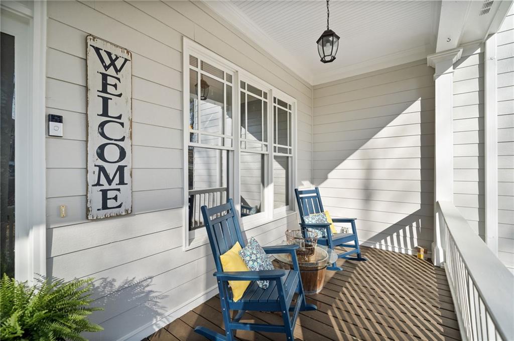121 Moose Loop Waleska, GA 30183 - Photo 42 of 57 a view of a balcony with chairs