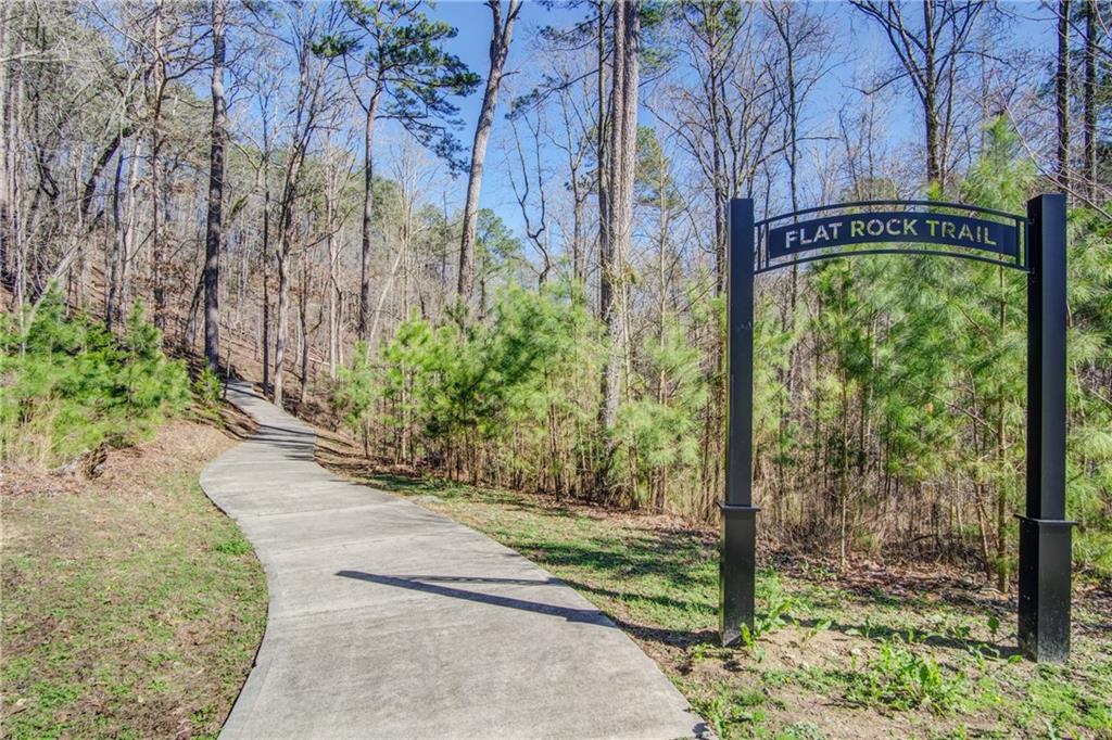 121 Moose Loop Waleska, GA 30183 - Photo 56 of 57 a view of entrance gate and trees