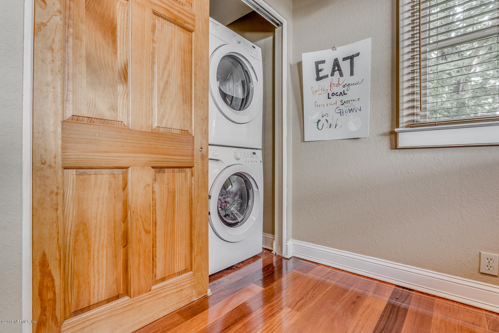 9 Riberia Street St. Augustine, FL 32084 - Photo 10 of 33 a view of a storage & utility room with washer and dryer