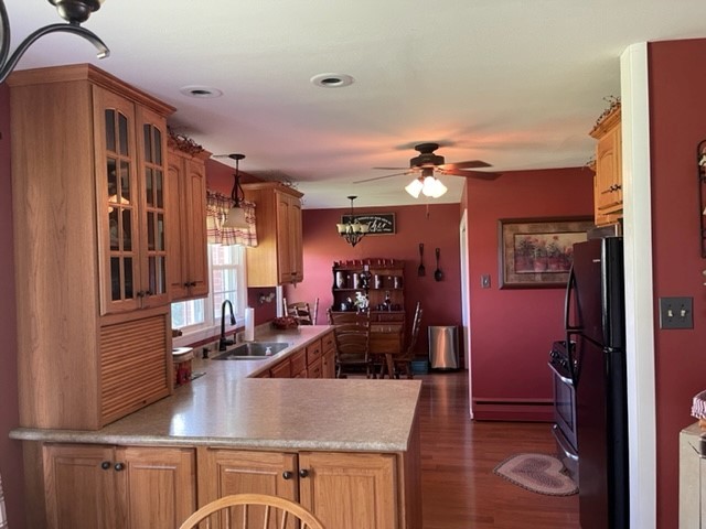 4059 Sunset Road Clinton, IL 61727 - Photo 9 of 55 a view of a living room and a bathroom