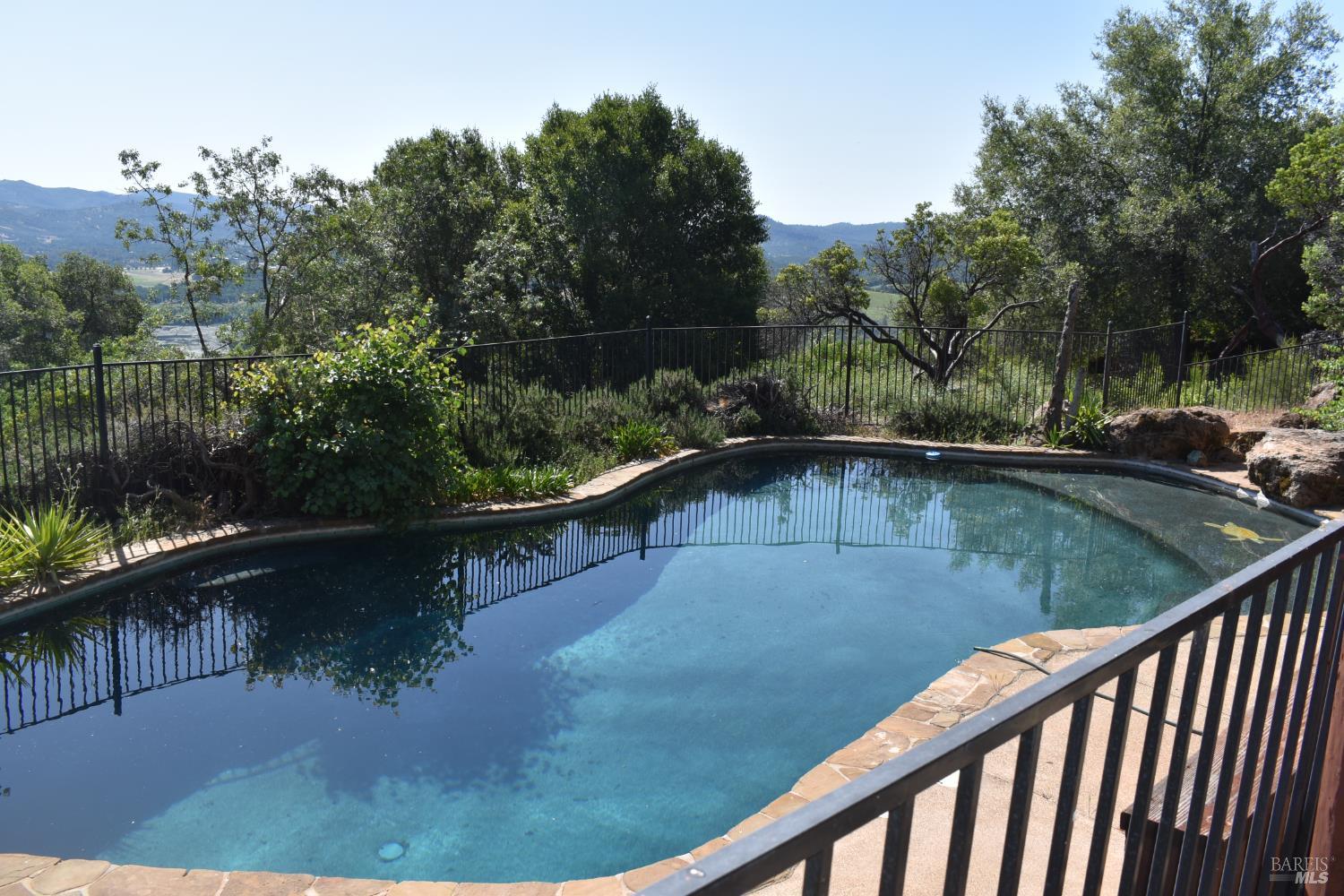 7490 Walnut Lane Lower Lake, CA 95457 - Photo 14 of 21 a view of swimming pool from a balcony