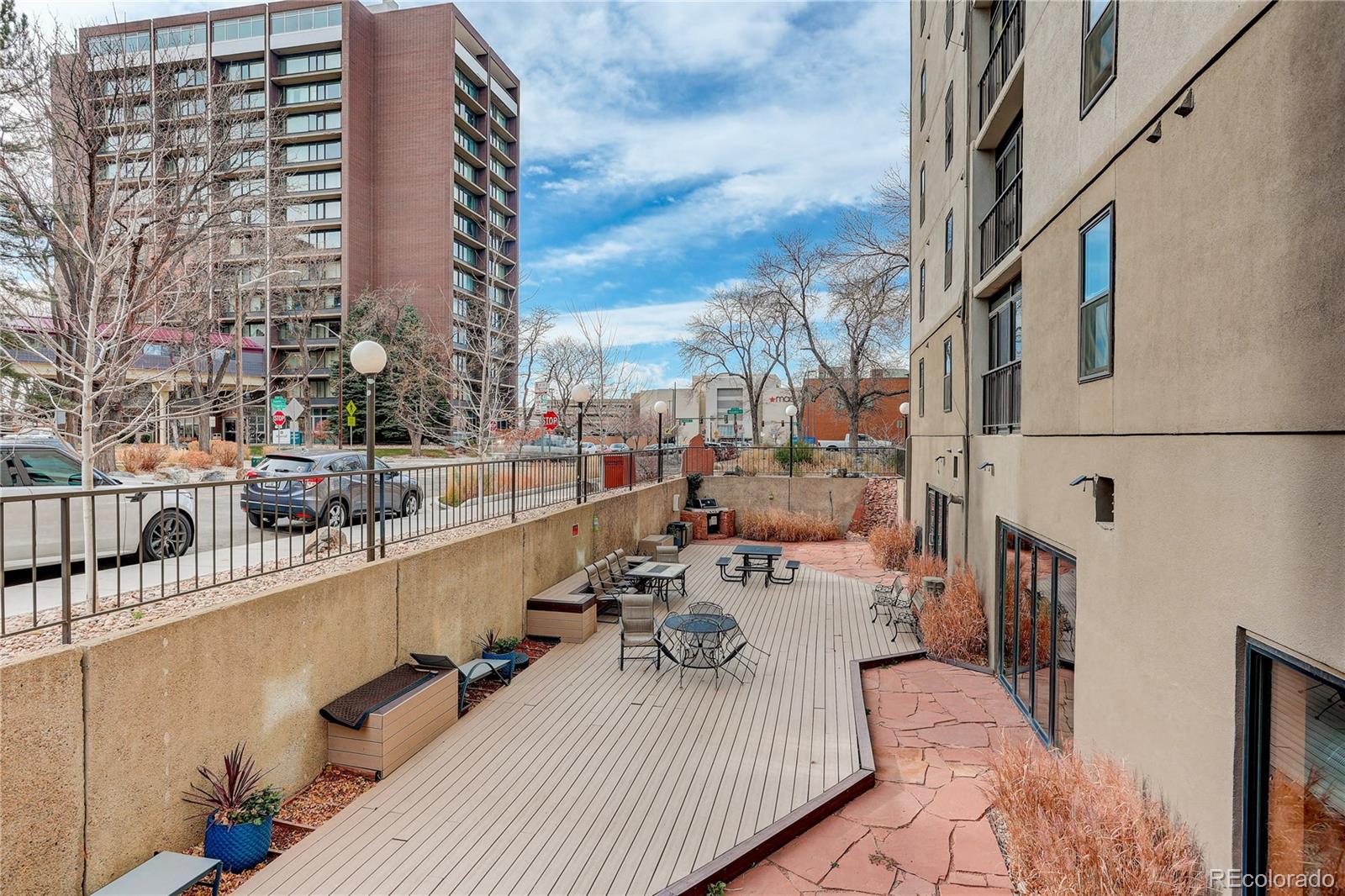 2 Adams Street, Unit 608 Denver, CO 80206 - Photo 16 of 18 a view of balcony with furniture