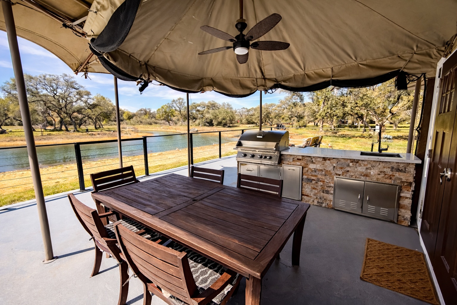 1839 County Road 103 Columbus, TX 78934 - Photo 9 of 31 a view of an outdoor space with seating