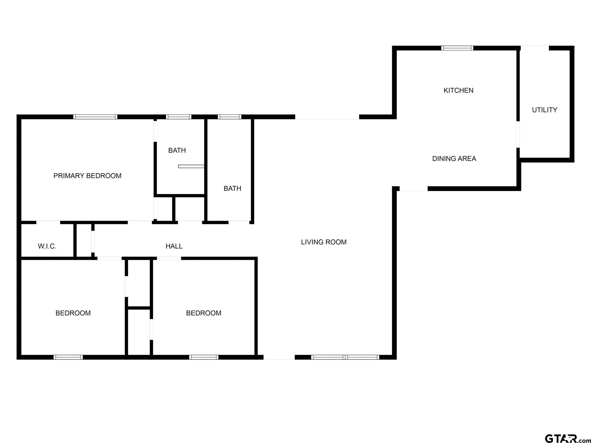 1411 Sapphire Street Longview, TX 75602 - Photo 38 of 38 a picture of floor plan