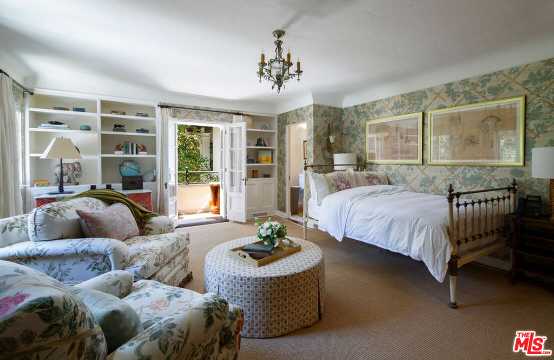 1640 Lombardy Road Pasadena, CA 91106 - Photo 16 of 39 a bed room with a bed and a couch